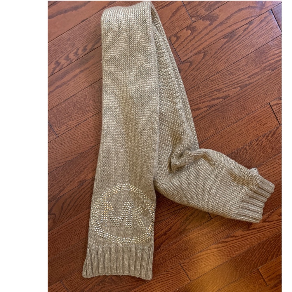 Michael Kors gold & beige scarf